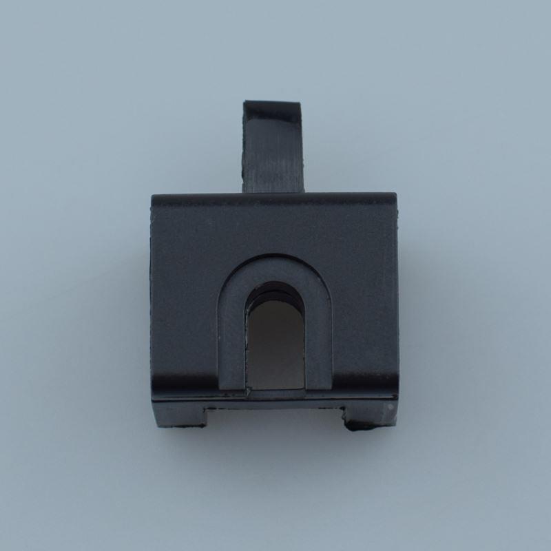实拍 RG001-2塑料黑色PA导向配电箱柜门附件凹凸槽方块紧固件