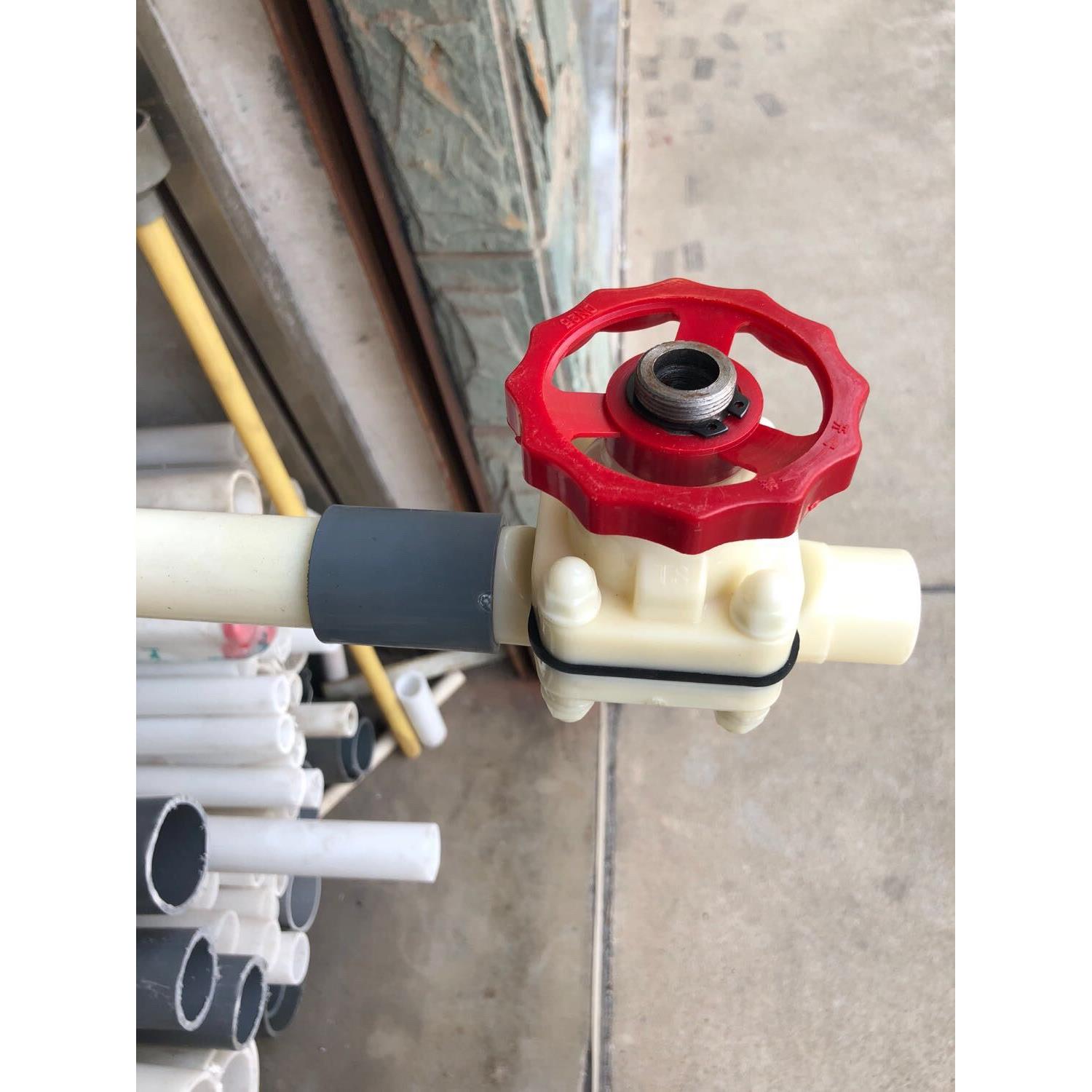 正宗申南优质ABS隔膜阀 ABS塑料隔膜阀 承插式隔膜阀 DN15-DN100