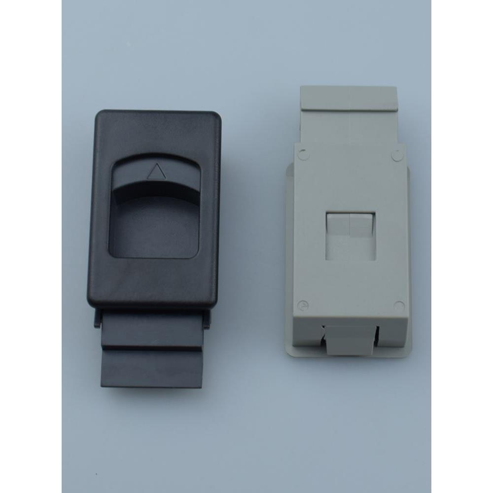 海坦实拍电柜箱塑料小扣手 MS725 活动小拉手 LS725 DK725-3B扣手