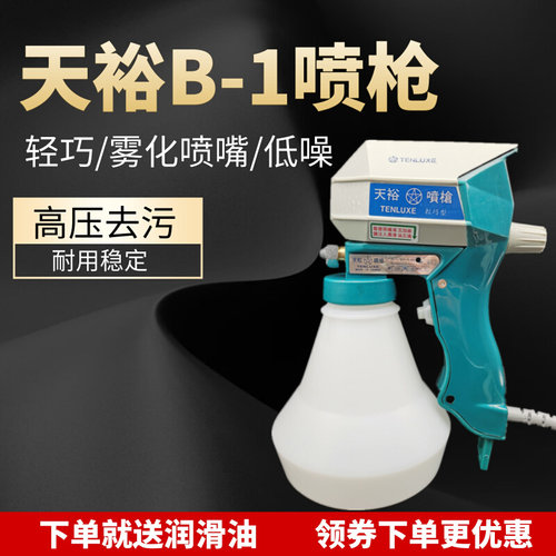 。天裕喷枪超洁台湾进口服装洗鞋文玩古币清洁去油渍枪高压去污水