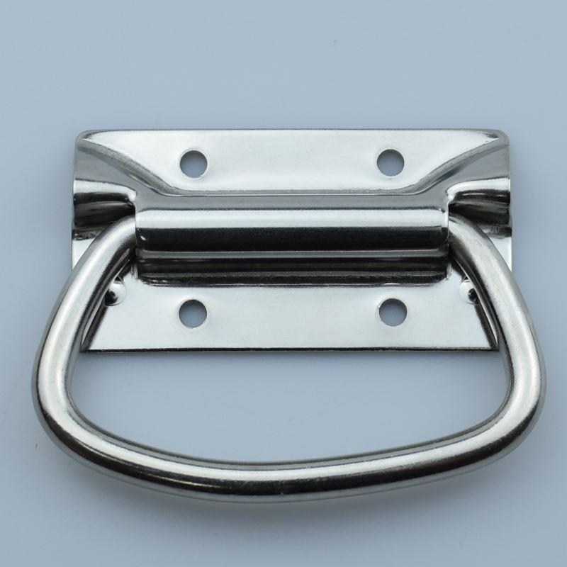 海坦不锈钢J204重型拉手工具箱把手LS204铁折叠提手箱包拉手