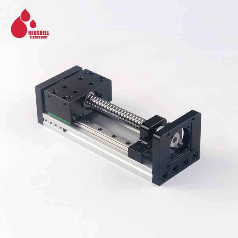 HGX80双线轨滚珠丝杆直线导轨滑台模组移动可控精密步进十字滑台