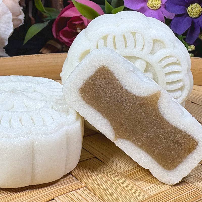 清新米月饼水果紫薯豆沙
