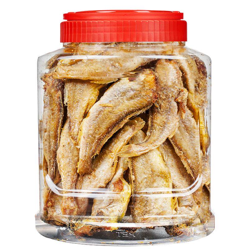 香酥小黄鱼干500g罐装即