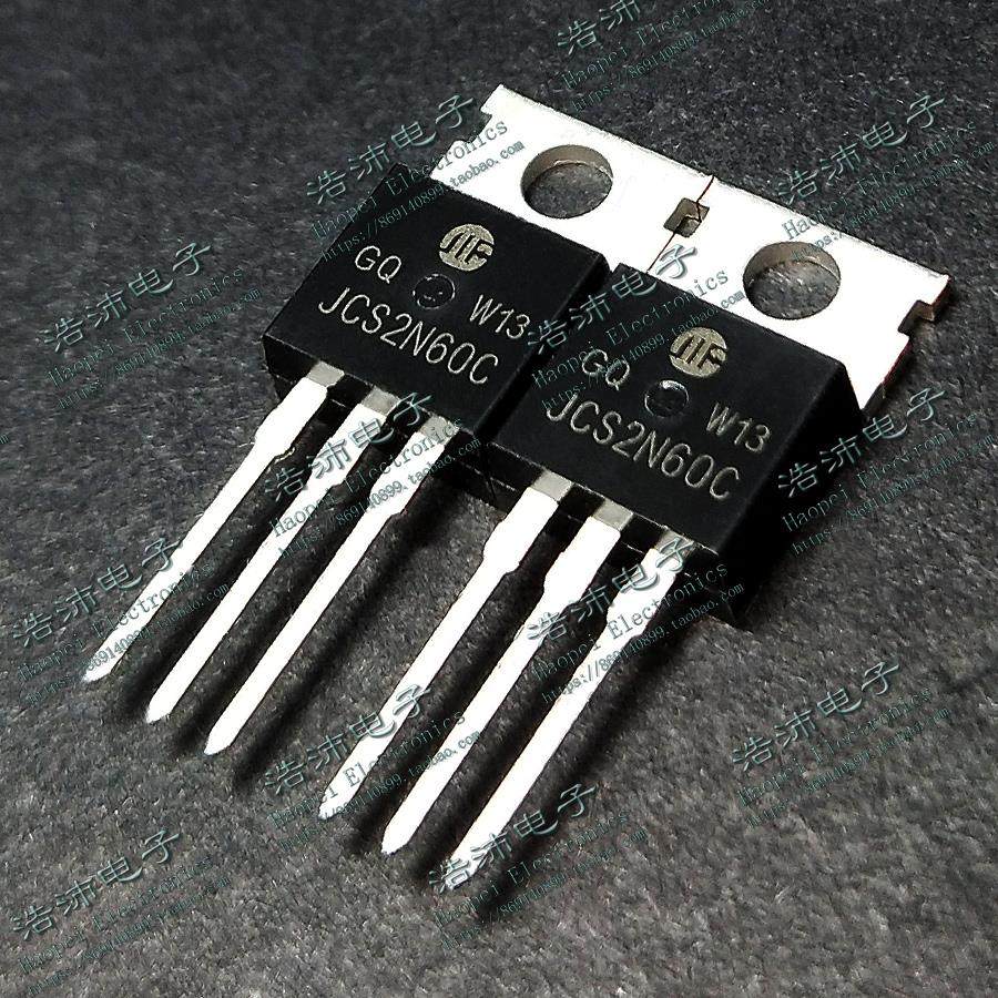 JCS2N60C 2A/600V TO-220 N沟道场效应三极管 现货可直接拍
