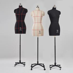 红邦日版女款标准人台立体裁剪服装设计半身人体打板制衣模特道具