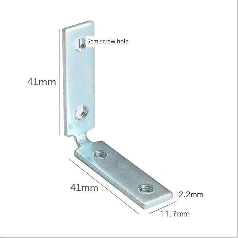 机柜无拉手角码90度直角铝合金门窗框架梁连接件机柜本体螺纹固定