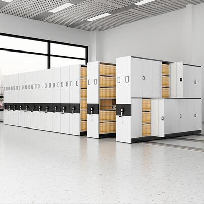 手摇密集架档案室电动智能密集柜轨道移动档案柜文件柜资料架