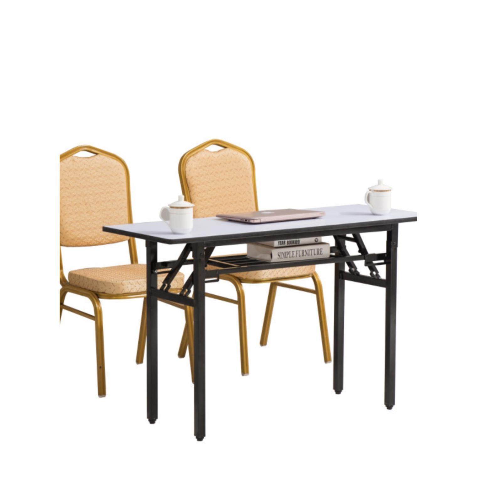 酒店会议折叠条桌PVC多层板工作办公培训台简约时尚IBM条形桌子