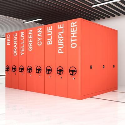 挂衣密集柜电动密集架手摇移动轨道衣帽样品服装厂仓库展示货架