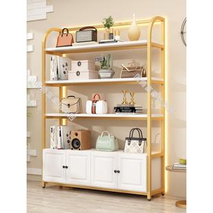 商用带灯高档鞋店专用鞋架展示架服装店包包架直播架子多层置物架