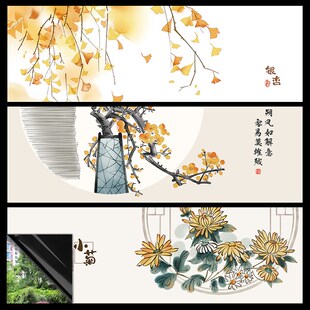 热销横向磨砂玻璃贴膜遮光窗户贴纸防偷窥浴室阳台推拉移门腰线不