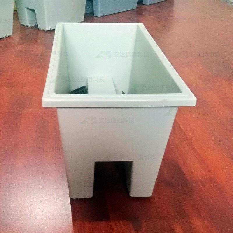 热销pp塑料花盆隔离护栏绿化鞍马卡式道路单层蓄水壁挂式桥梁扶手