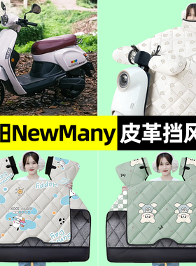 适用光阳NewMany125踏板摩托车冬季专用挡风被加绒加厚改装饰配件