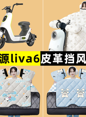 绿源liva6电瓶电动车冬季专用挡风被加绒加厚防水2024改装饰配件