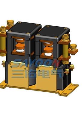 ZJQ624 648 660电动叉车观光车直流接触器ZJQ300A-T DC24V 48V