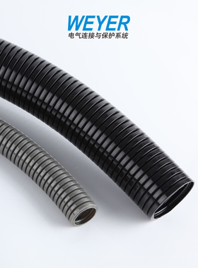 WY-PA6-V2-D重型阻燃尼龙软管黑色波纹管电线穿线塑料管无卤添