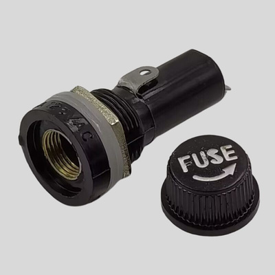 FUSE 保险座 6*30 5x20 玻璃管 保险管座 保险丝座 10A/250V AC
