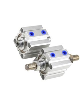 SDAD32单轴双出薄型气缸SDAD40 50X5X10X15X20X25X30X35X40X45-SB