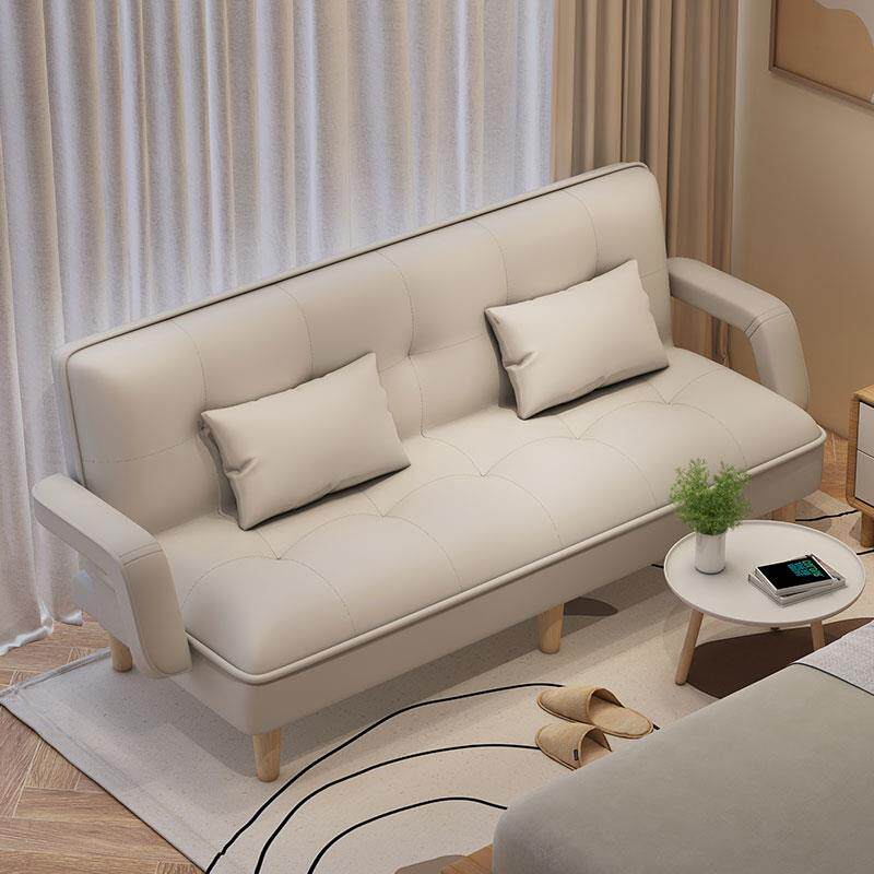 小沙发客厅小户型公寓出租房简易沙发奶油风卧室双人迷你小沙发