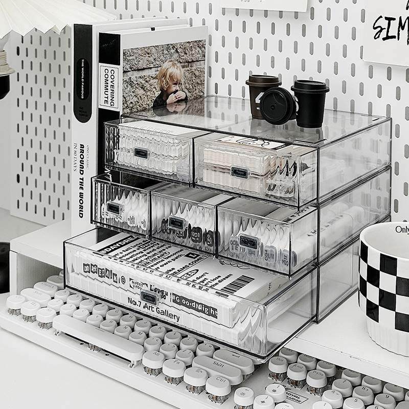 桌面抽屉式收纳盒办公室文具笔筒透明储物盒宿舍多功能杂物整理盒,宠物/宠物食品及用品,宠物推车,淘宝优惠券,粉丝福利购,淘宝优惠卷