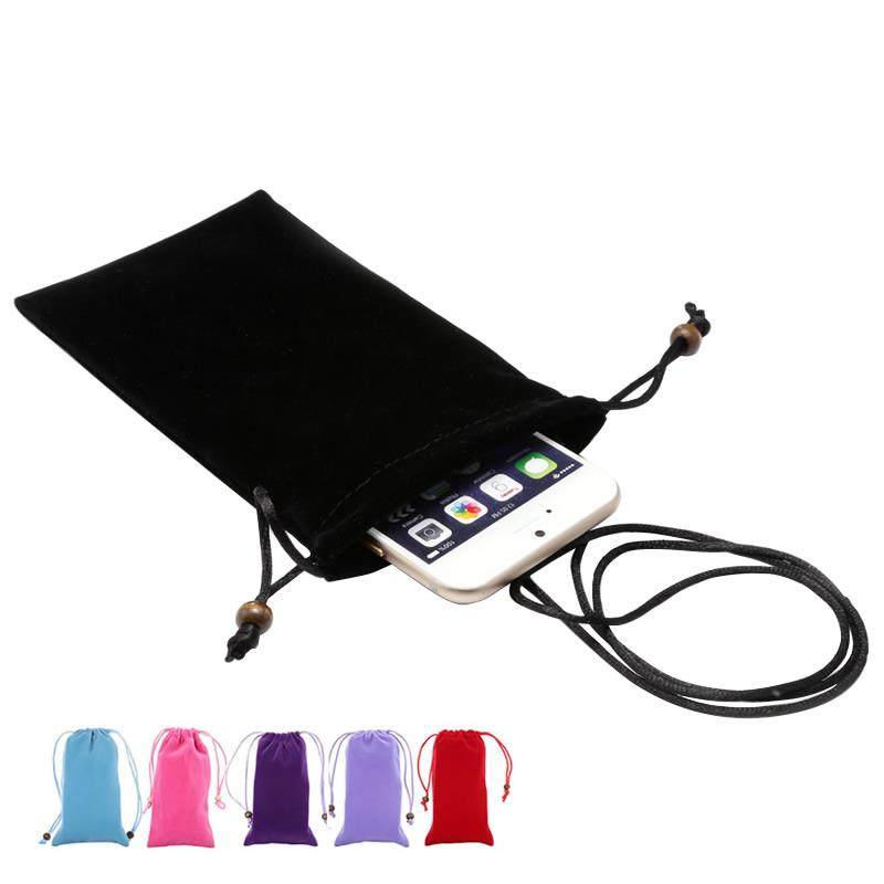 手机布袋保护套绒布袋子礼品充电宝防摔防尘保暖数码收纳包挂脖绳,包装,胶带座/封箱器,淘宝优惠券,粉丝福利购,淘宝优惠卷