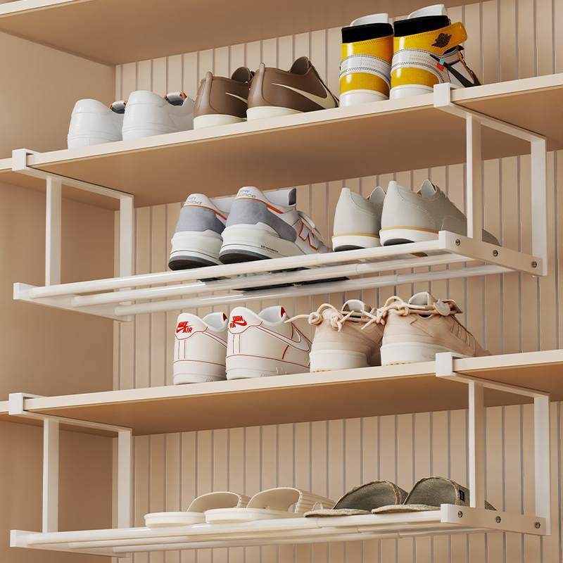 伸缩鞋架免打孔家用鞋柜分层架柜内隔板鞋托置物架鞋子整理省空间,童装/婴儿装/亲子装,包包,淘宝优惠券,粉丝福利购,淘宝优惠卷
