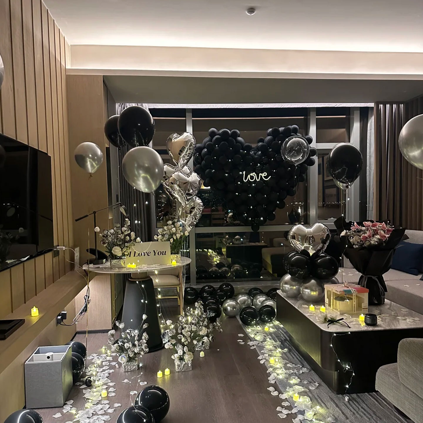 酒店生日布置家用儿童成人礼装饰