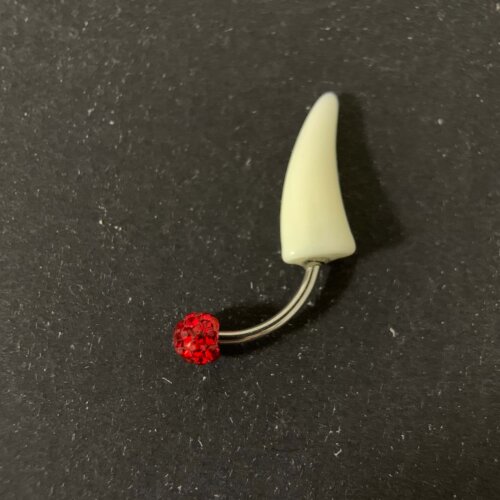 Kteer白色恶魔之角眉钉