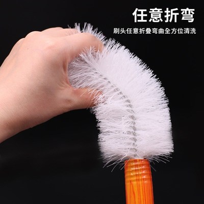 实木柄水桶刷子纯净水桶t专用刷桶装水矿泉水洗饮水机桶刷清洁桶