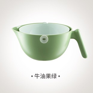 洗菜盆沥水篮厨房淘米篮双层菜篮子收纳架家用神器旋转Y水果淘菜