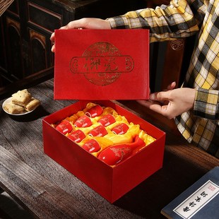 一壶八杯礼盒装 9头X陶瓷倒分酒 企鹅烧酒壶酒杯 红金龙酒具套装