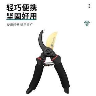 剪子园林工具T安全锁扣花艺剪刀 修枝剪园艺工具专用果树剪枝