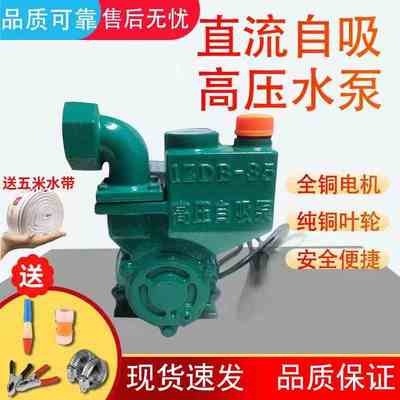 家用直流抽水机12v24v48v60v72v抽水泵水井便携式高压小型自吸泵