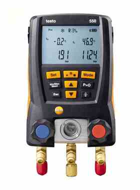 德图testo 549/550/557空调压力表 智能基础级电子冷媒表组