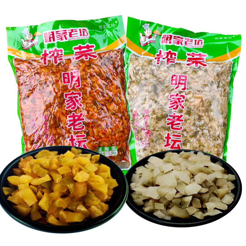明家老坛碎米榨菜颗粒涪陵商用
