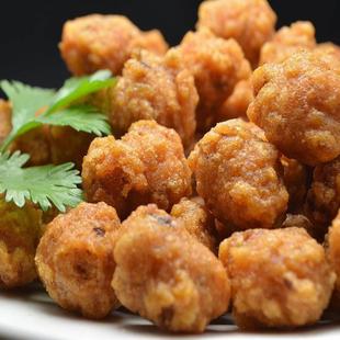 山东菏泽特产牛肉绿豆丸子鄄城左营绿豆面丸脆脆香丸子 200克*6包