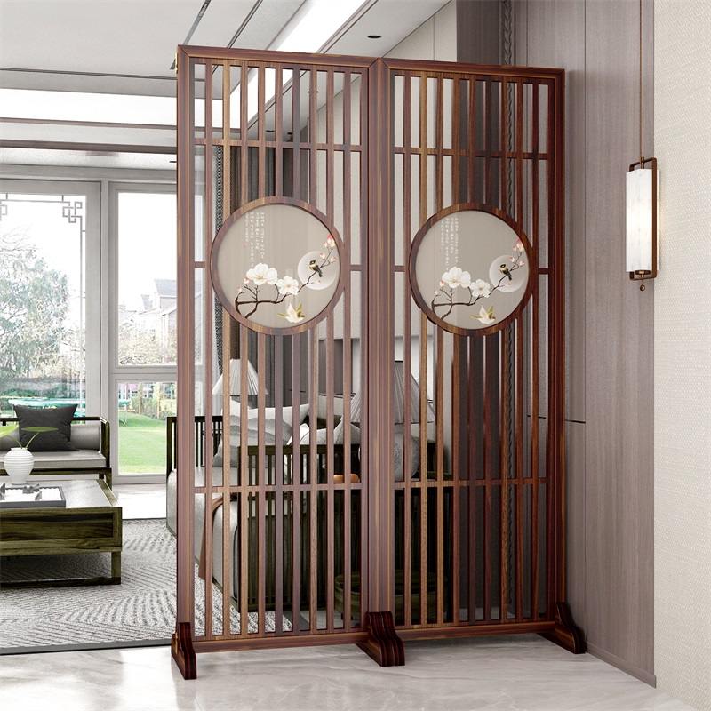 屏风隔断现代简约l折叠客厅玄关遮挡办公室简易自装家用进门可移