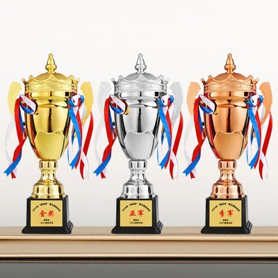 金属奖杯定制个人团队员工销售表彰奖品篮球足球运动会比赛定做