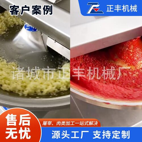 鱼丸肉糜斩切乳化m机果蔬肉葱姜蒜仿人工剁馅机40型商用斩拌机