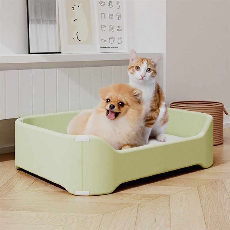 网红夏季a可拆洗猫窝狗窝四季通用宠物猫狗兔床行军床离地神器新
