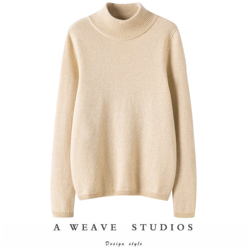 真心美!重磅加厚~高领羊绒毛衣宽松套头打底衫针织衫纯羊绒衫女,女装/女士精品,羊绒衫,淘宝优惠券,粉丝福利购,淘宝优惠卷