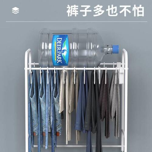 裤架衣柜家耐用可移动多功能架子裤子用多层无痕衣架裤夹收纳