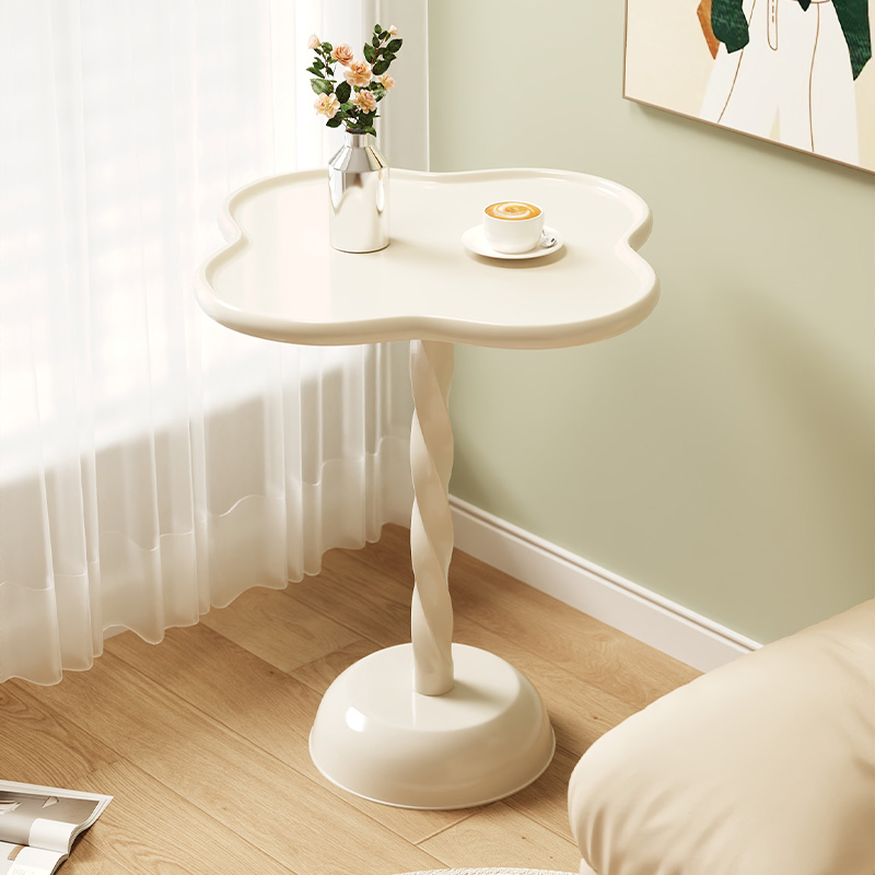 边几家用沙发小桌子n客厅创意奶油风侧边小茶几阳台迷你小圆桌子
