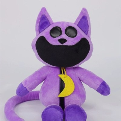 瞌睡猫玩偶正版复刻波o比的游戏时间微笑动物毛绒玩具月亮猫咪公