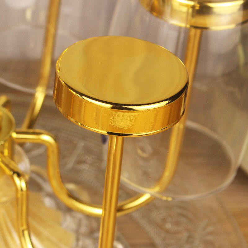 子6玻璃杯架创意水杯带欧式客厅家用酒杯架茶挂架只倒.挂套装托盘