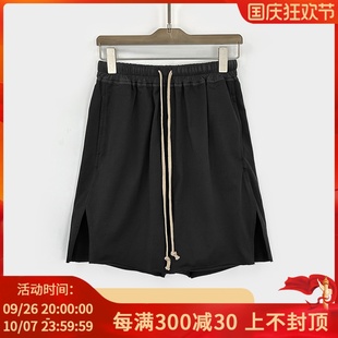 2024RO新款工装五分裤下摆开叉正常裆休闲时尚夏季裤子男女暗黑风