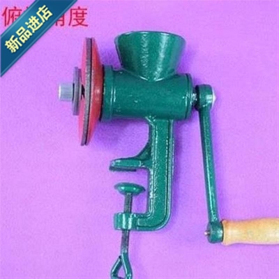 速发不cc锈钢厨房用品手动磨粉机家用碾碎手摇小型家庭铸铁磨碎机