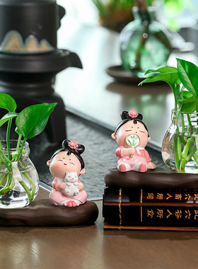 治愈格格女可爱客厅玄关家居摆件