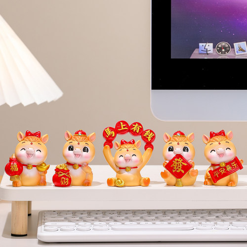 马年吉祥物本命年手办小摆件卡通